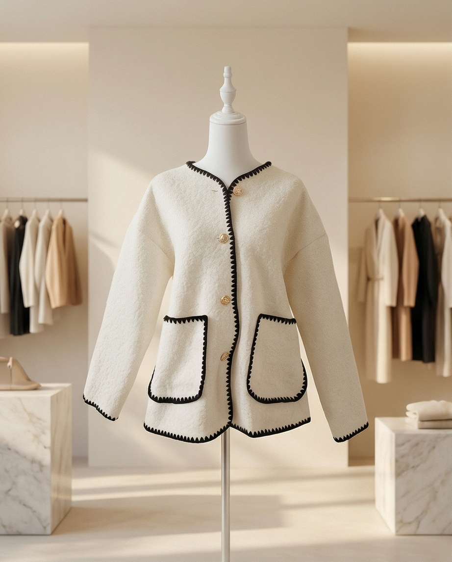 Veste Teddy Oversize manche longue