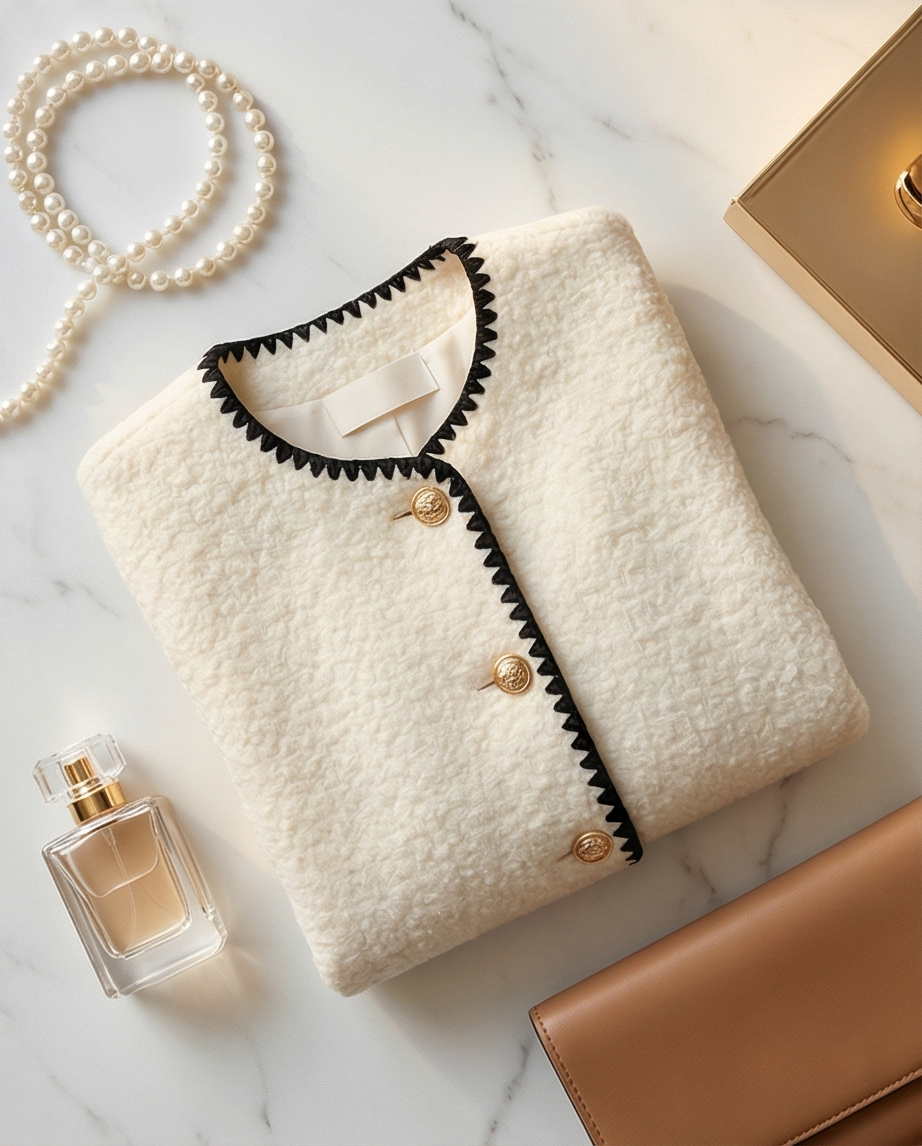 Veste Teddy Oversize manche longue